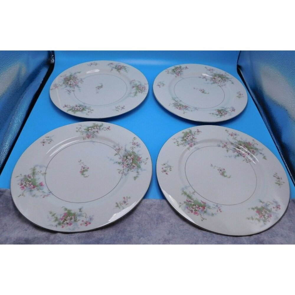 Theodore Haviland Apple Blossom Plates Set of 4 – 10" Dinner China USA